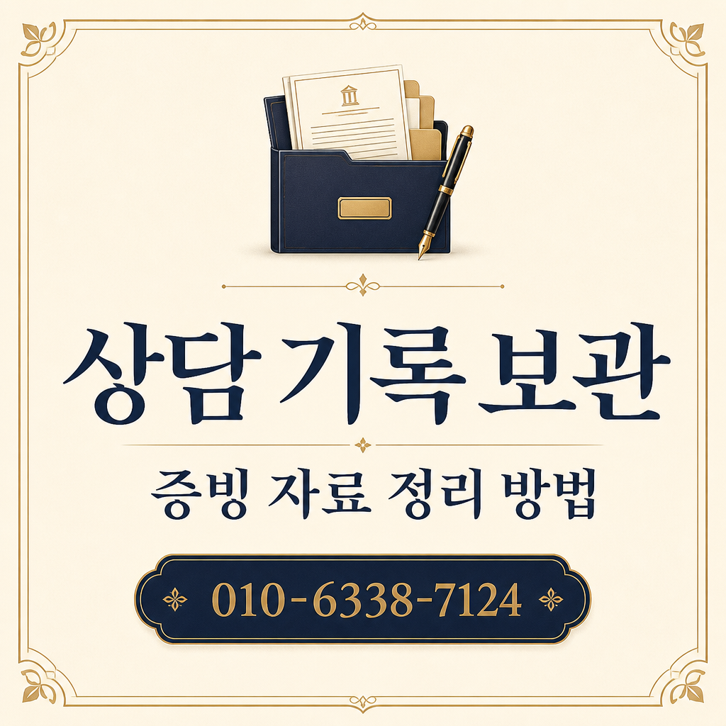 상담 기록 보관 기준